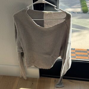 Lovestitch Cozy Knit Sweater in Beige size Small